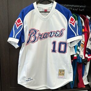 Chipper Jones Atlanta Braves Mitchell & Ness 2004 MLB Authentic Jersey